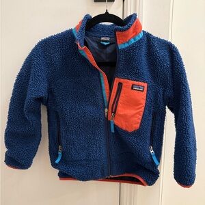 Patagonia Kids Retro Fleece Sherpa Fleece Jacket size S